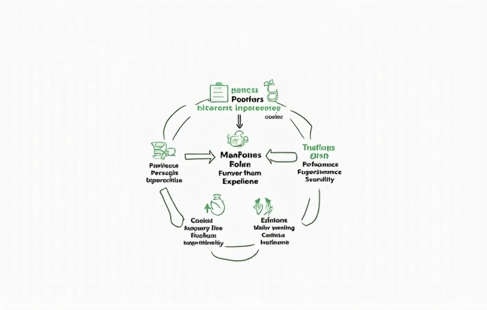 Diagrama de flujo mostrando cómo las cookies mejoran la experiencia del usuario, con iconos para diferentes tipos de cookies.